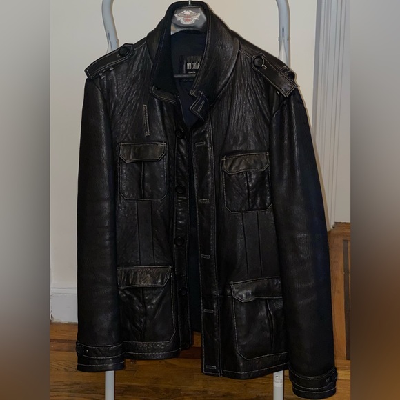 Michaela Fur Brand: Black Leather luxury jacket - Picture 10 of 10